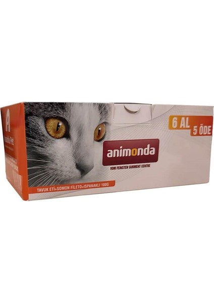 Vom Feinsten Tavuklu Somonlu Kedi Konservesi 6 Al 5 Öde