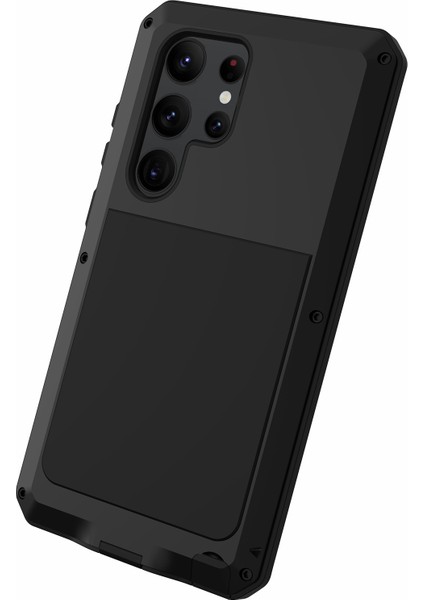 For Samsung Galaxy S23 Için Ultra Anti-Drop Silikon + Metal Akıllı Telefon Kasası Şok Geçirmez Telefon Geri Kapak (Yurt Dışından) modelleri