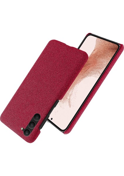For Samsung Galaxy S23 Cep Telefonu Koruyucu Kasası Kabuk Düz Renk Sert Pc+Bez Telefon Kapağı (Yurt Dışından) fiyatları