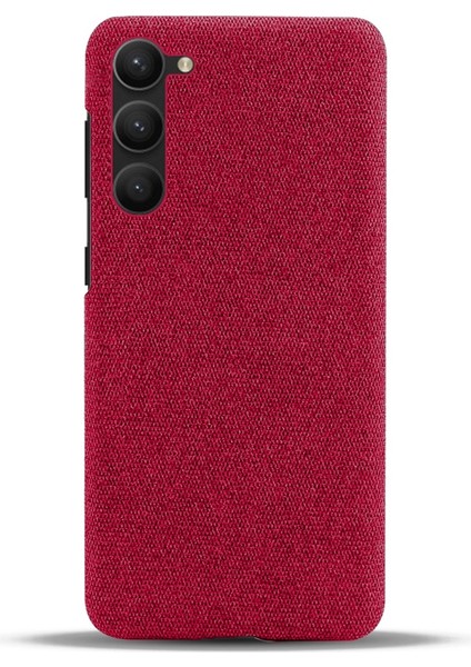 For Samsung Galaxy S23 Cep Telefonu Koruyucu Kasası Kabuk Düz Renk Sert Pc+Bez Telefon Kapağı (Yurt Dışından) modelleri