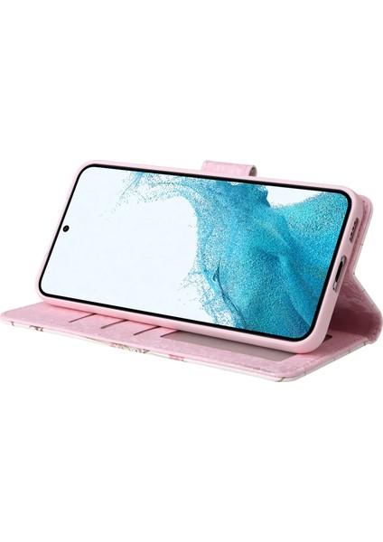For Samsung Galaxy S23 Pu Deri Deri Şok Geçirmez Telefon Stand Kılıfı Şık Lake Rfıd Engelleme Cüzdan Kapağı (Yurt Dışından) fırsatları