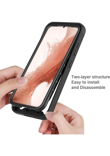 For Samsung Galaxy S23 Sert Akrilik + Pc + Yumuşak Tpu Koruyucu Cep Telefonu Kapağı Için Şok Geçirmez Telefon Kasası (Yurt Dışından) indirimleri