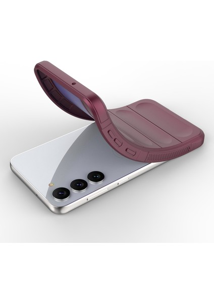 For Samsung Galaxy S23 Için Artı Artı Anti-Damla Engebeli Cep Telefonu Kasası Şok Geçirmez Tpu Arka Kapak Koruyucusu (Yurt Dışından) fırsatları