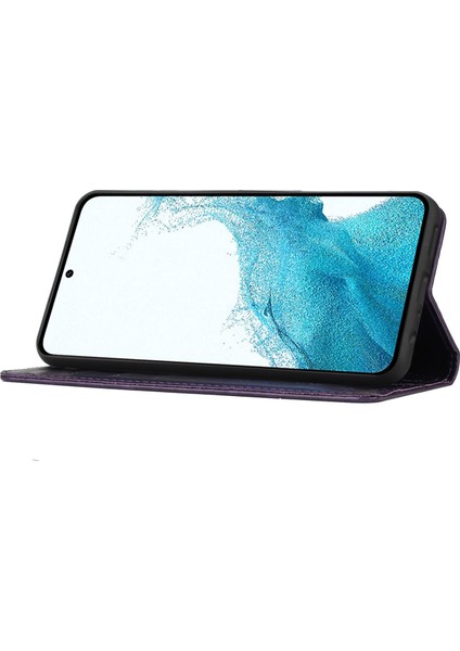 For Samsung Galaxy S23 Için Pu Pu Deri Stand Cüzdan Kılıfı Çiçek Kelebekleri Manyetik Toka Telefon Kapağı (Yurt Dışından) indirimleri