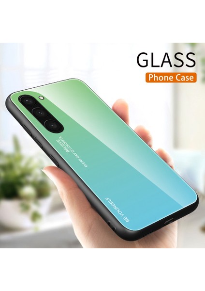 For Samsung Galaxy S23 Için Gradyan Renkli Telefon Kılıfı 5g Temperli Cam Şok Geçirmez Kılıf Sabit Pc Yumuşak Tpu Şöhret Anti-Fall Kapak (Yurt Dışından) indirimleri
