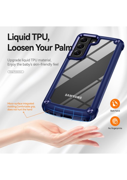 For Samsung Galaxy S23 Için Plus 5g Metal Düğmesi Hard Pc + Tpu Damla Geçirmez Kapak Cep Telefonu Çizgiye Karşı Çizme Araç Kılıfı (Yurt Dışından) modelleri