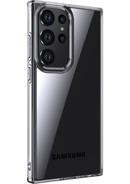 For Samsung Galaxy S23 Ultra Tpu Çerçeve Pc Geri Hibrit Kapak Ön Anti Anti Cep Telefon Kılıfı (Yurt Dışından)