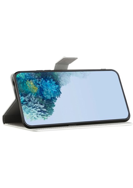 For Samsung Galaxy S23 Telefon Kasası Için, Desen Baskı Tam Koruma Pu Deri Folyo Flip Cüzdan Kapağı Standı (Yurt Dışından)
