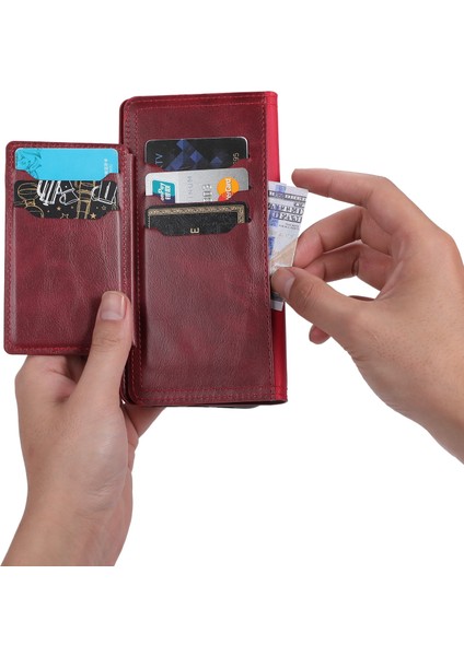 For Samsung Galaxy S23 Ultra Pu Deri Cüzdan Kılıfı Zipper Cep Standı Manyetik Flip Telefon Kapağı (Yurt Dışından) indirimleri
