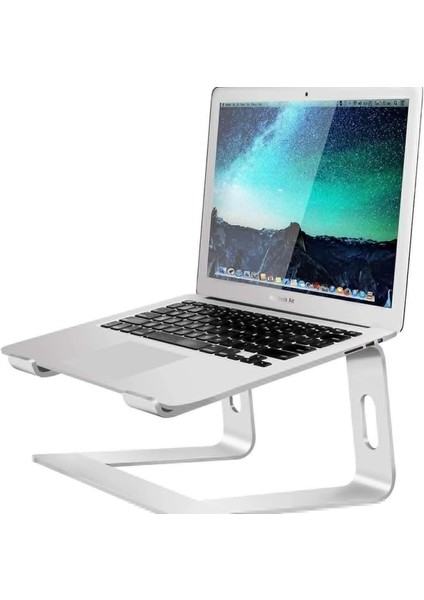 M5 Alüminyum Ergonomik Katlanır Macbook Bilgisayar Standı Bilgisayar Yükseltici 10 –17 inç