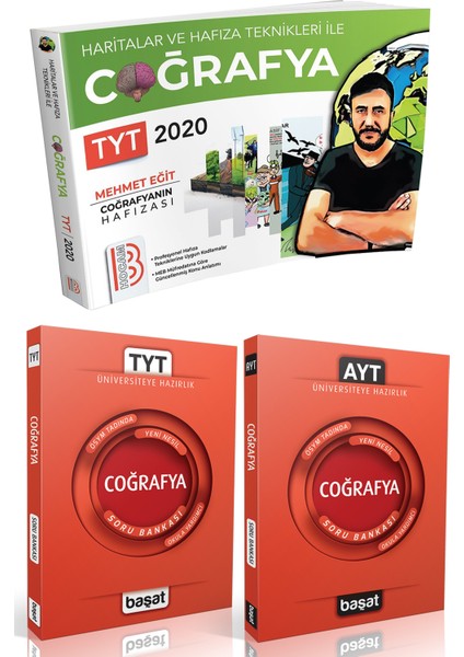 TYT Coğrafya+Başat TYT Coğrafya Soru Bankası+Başat TYT Coğrafya Soru Bankası