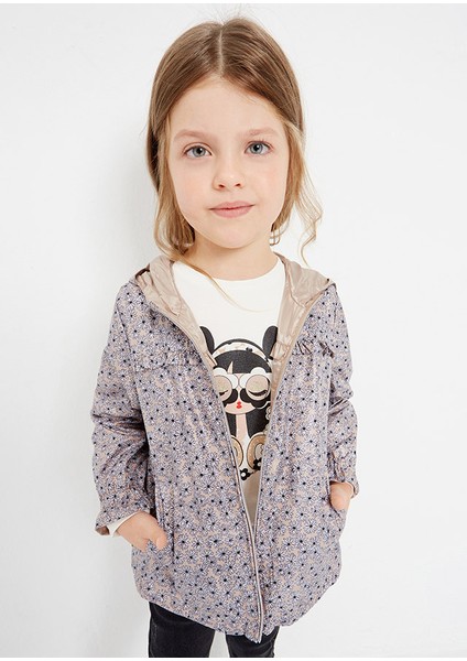 Kız Çocuk Çift Taraflı Rüzgarlık Bej 3444 fiyatları