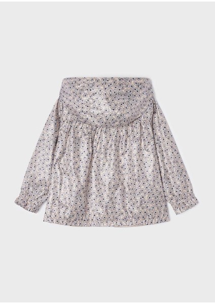 Kız Çocuk Çift Taraflı Rüzgarlık Bej 3444 modelleri