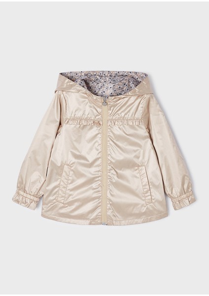 Kız Çocuk Çift Taraflı Rüzgarlık Bej 3444 fırsatları