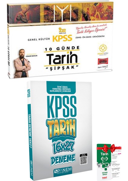 KPSS 10 Günde Tarih+Panem Tarih Deneme+Tarih Çek Kopar
