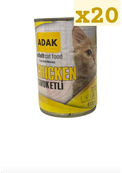 Tavuk Etli Yavru Kedi Konservesi 415 Gr. x 20