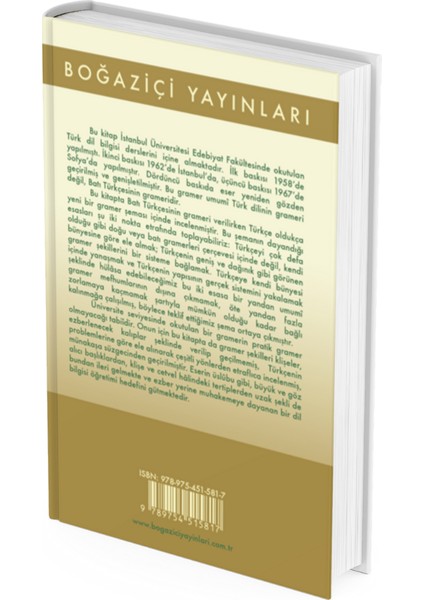 Türk Dil Bilgisi - Prof. Dr. Muharrem Ergin (Ciltsiz) fiyatları