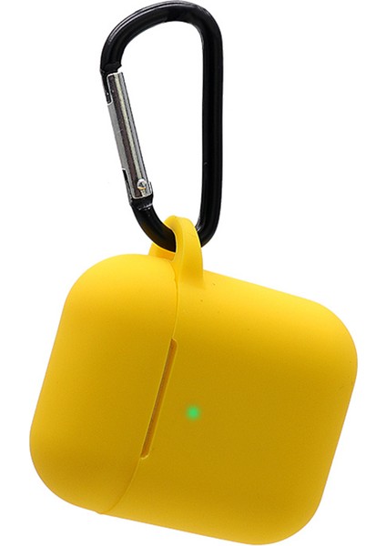 Şarj Kılıflı Earphone Için Silikon Kılıf (2016) / (2019) / Kablosuz Şarj Kılıflı Airpod'lar (2019), D Ring Tokalı 2,5mm Kalın Koruyucu Kapak (Yurt Dışından) fırsatları