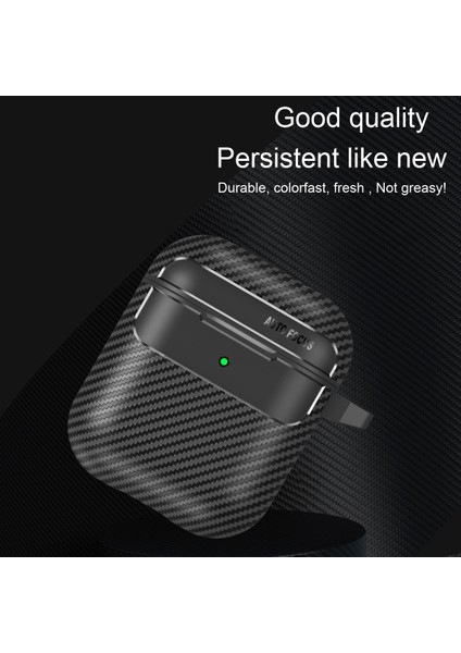 Şarj Kılıflı Aırpod'lar (2016) / (2019) / Kablosuz Şarj Kılıflı Earphone (2019) Karbon Fiber Tpu Çizgiye Karşı Çizgiye Karşı Kılıf Kablosuz Kulaklık Tam Koruma Kapağı (Yurt Dışından) modelleri