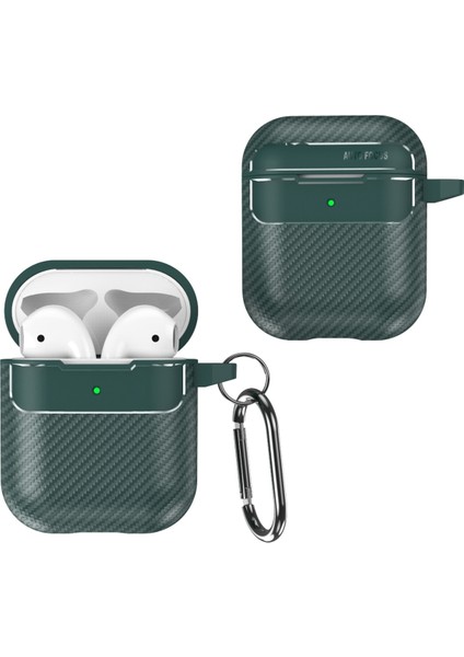 Şarj Kılıflı Aırpod'lar (2016) / (2019) / Kablosuz Şarj Kılıflı Earphone (2019) Karbon Fiber Tpu Çizgiye Karşı Çizgiye Karşı Kılıf Kablosuz Kulaklık Tam Koruma Kapağı (Yurt Dışından) indirimleri