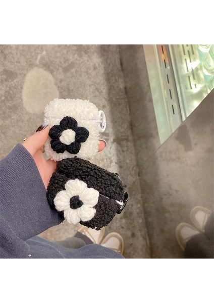 Earphone Için 3 Yumuşak Kalıp Tpu Kapak Retro Çiçek Tasarımı Kış Sıcak Bluetooth Kulaklık Koruyucu Kılıf Halka Tokası ile (Yurt Dışından) fırsatları