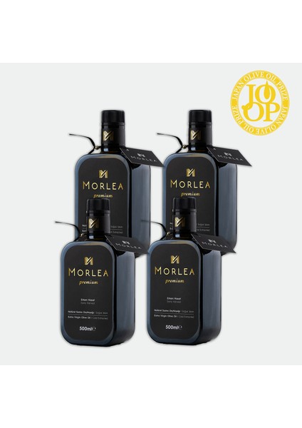 Premium Erken Hasat Soğuk Sıkım Naturel Sızma Zeytinyağı 500 Ml X 4 Adet