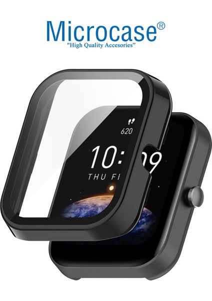 Amazfit Bip 3 Ekran Korumalı Sert Rubber Kılıf - AL3173 modelleri