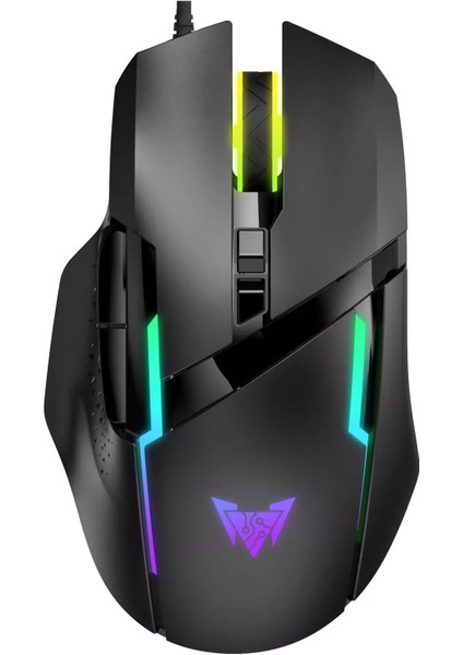 7200 Dpı Makrolu 7 Tuşlu Rgb Gaming Oyuncu Mouse Cmgm-16