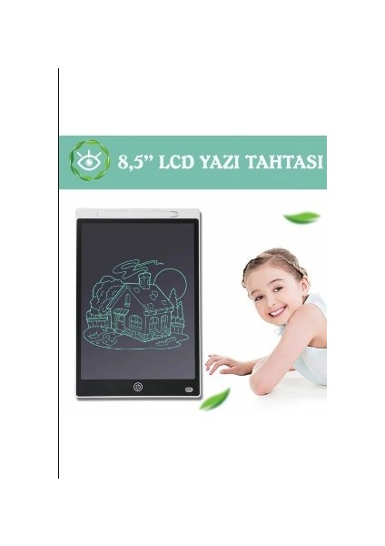 Writing Tablet 8.5 Inç LCD Dijital Kalemli Çizim Yazı Tahtası Grafik Not Yazma Eğitim Tableti CK97 fiyatları