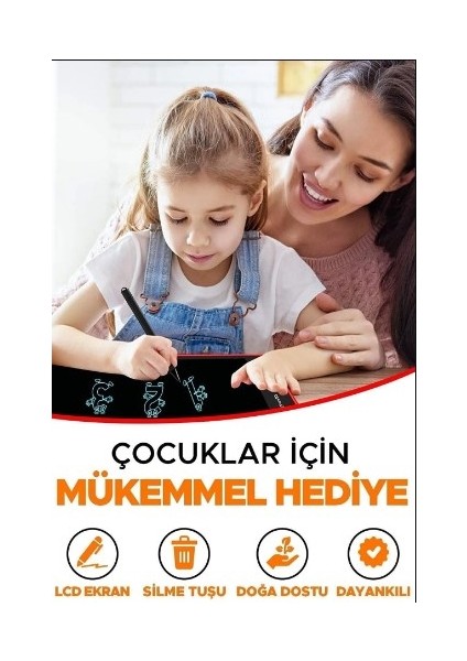 Writing Tablet 8.5 Inç LCD Dijital Kalemli Çizim Yazı Tahtası Grafik Not Yazma Eğitim Tableti CK97 indirimleri