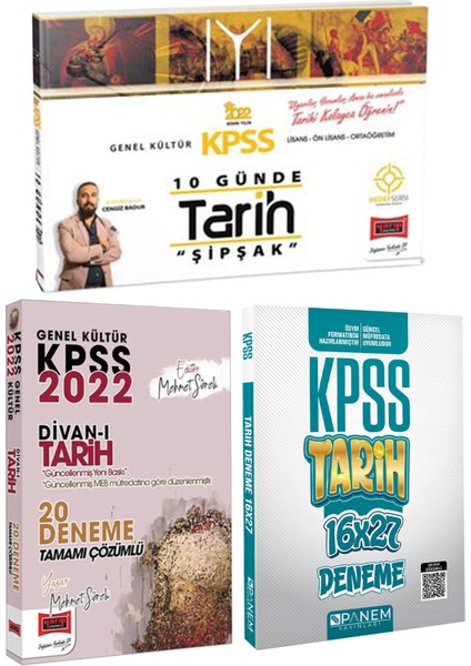 KPSS 10 Günde Tarih+Tarih 20 Deneme+Panem Tarih Deneme