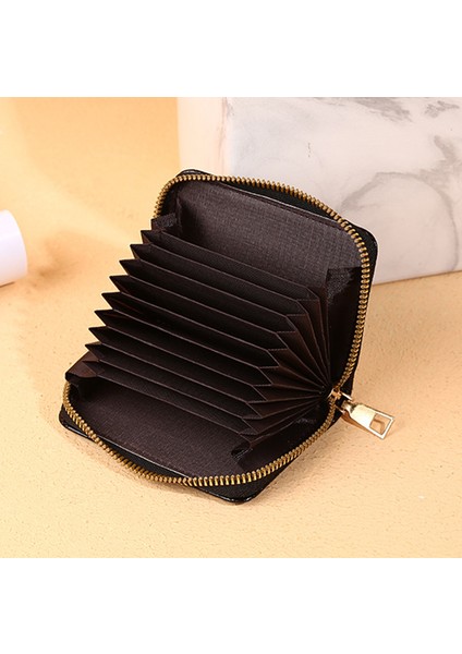 522 Timsah Doku Pu Pu Deri Organ Kart Tutucu Çanta Kadın Kısa Cüzdan Fermuarı Para Çanta (Yurt Dışından) modelleri