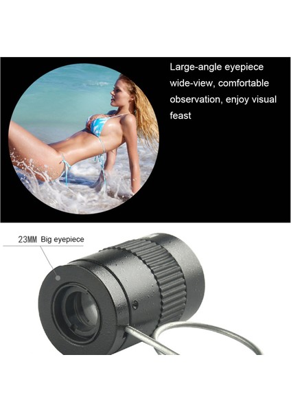 2.5X17.5MM Mini Cep Parmak Toka (Siyah) ile Minyatür Teleskop Siyah (Yurt Dışından) fiyatları