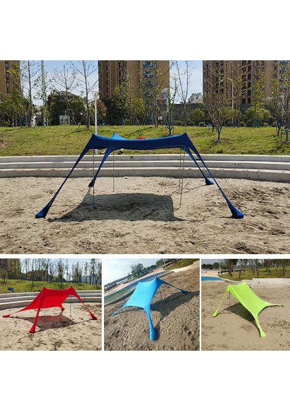 Açık Plaj Lycra Gölgelik Kamp Çadırı 210X200X150CM Koyu Mavi (Yurt Dışından) fiyatları