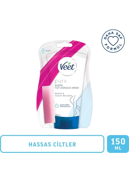 Pure 150ML Duşta Tüy Dökücü Krem Hassas Ciltler