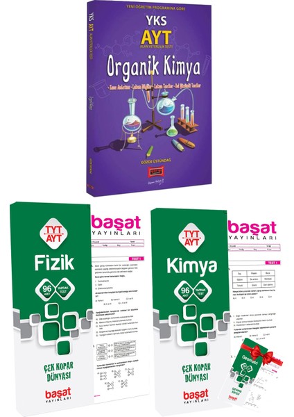 AYT Organik Kimya Konu+Başat Fizik Yaprak+Kimya Yaprak+Gemometri Yaprak