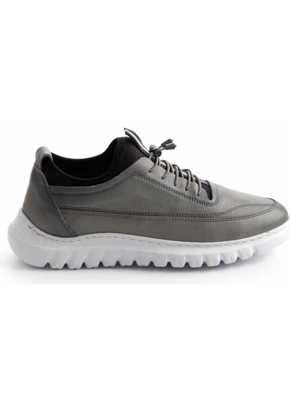 Gri Leather Erkek Casual Ayakkabı E01759091003