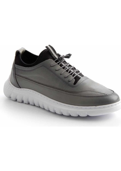 Gri Leather Erkek Casual Ayakkabı E01759091003