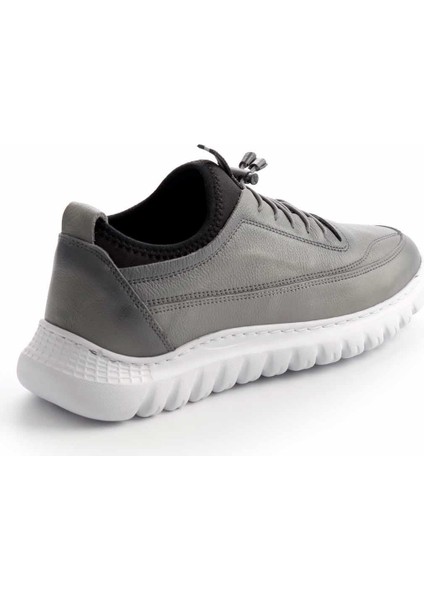 Gri Leather Erkek Casual Ayakkabı E01759091003