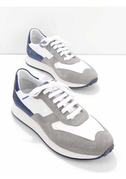 Gri Süet Leather Erkek Sneaker E01901622602