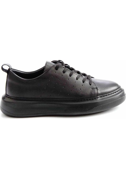 Siyah Leather Erkek Sneaker E01811338203