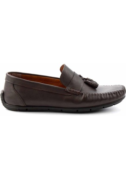 Kahve Leather Erkek Loafer Ayakkabı E01733800303