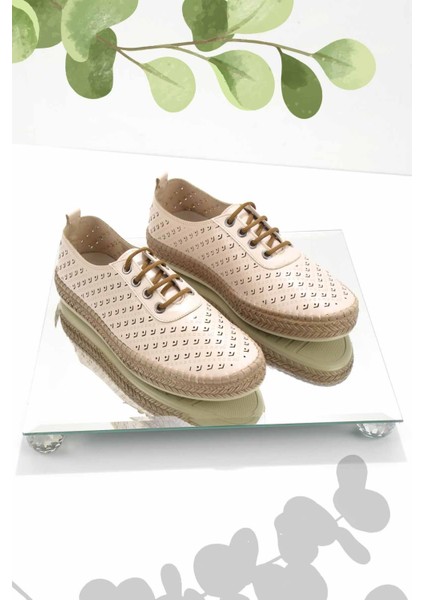 Nude  Kadın Espadril K01309230709