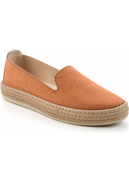 Taba Süet Kadın Espadril K01309230802