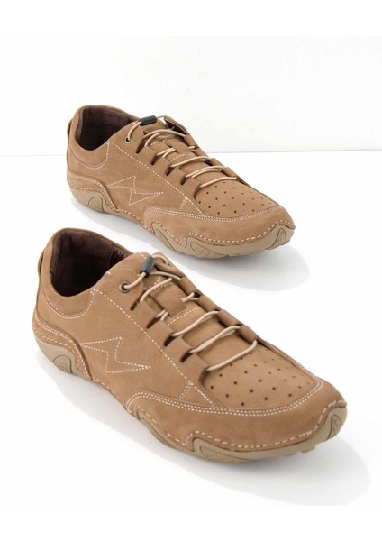 Kum Nubuk Leather Erkek Sneaker E01629990201