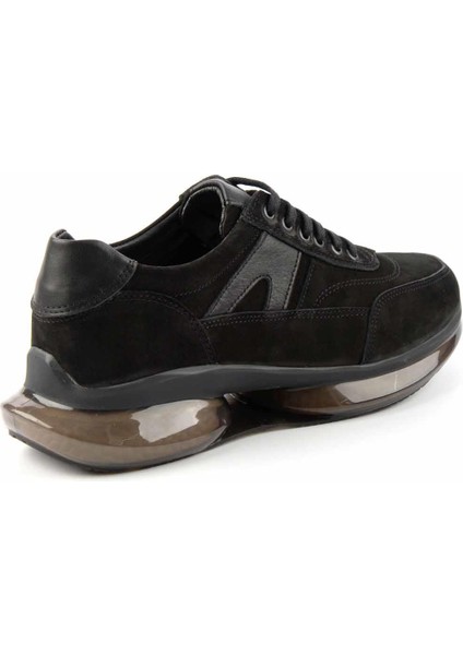 Siyah Nubuk Leather Erkek Sneaker E01629997101 fırsatları