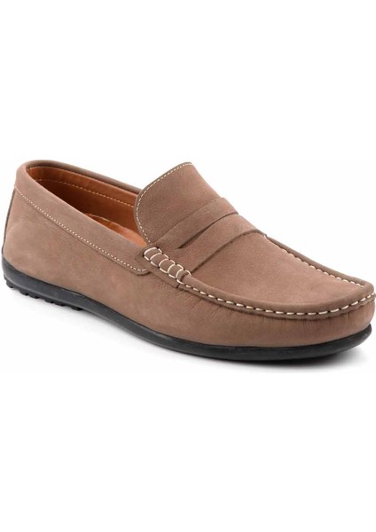 Kahve Nubuk Leather Erkek Loafer Ayakkabı E01733200801 modelleri