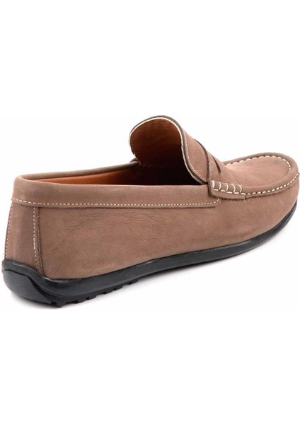 Kahve Nubuk Leather Erkek Loafer Ayakkabı E01733200801 fırsatları