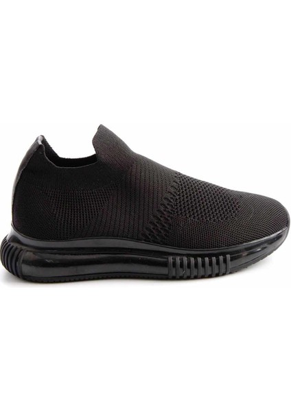 Siyah Triko Kadın Sneaker K01703102782