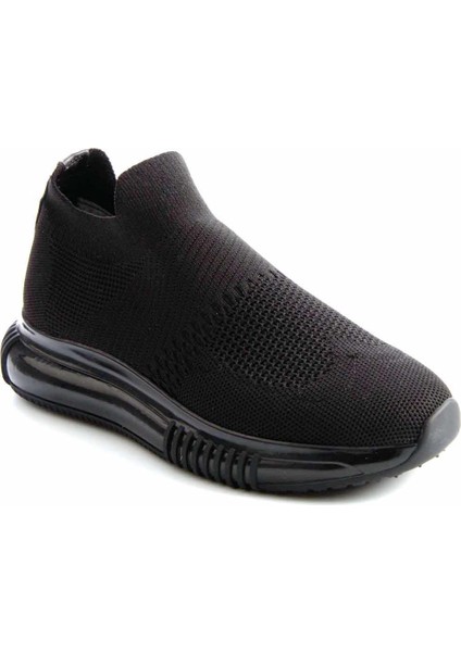 Siyah Triko Kadın Sneaker K01703102782